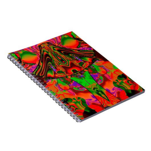 Paddenroombeeld abstract notitieboek (Rechterzijde)