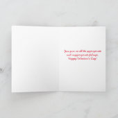 Paddenspuitje met een hartenlust Valentijnsdag Kaart (Binnen)