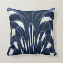 Paddenstoel Abstract - Art Deco - Navy