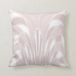 Paddenstoel Abstract - Art Deco - Roze Kussen