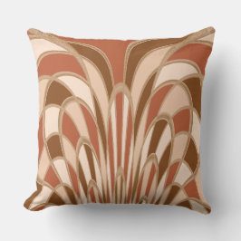 Paddenstoel Abstract - Art Deco - Suede Kussen