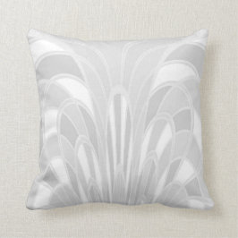 Paddenstoel Abstract - Art Deco - White Kussen
