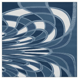 Paddenstoel, Abstract - Blauwe Heather - Stof