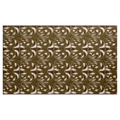 Paddenstoel, Abstract - bruin - verbinding Stof (Yard (91,4 cm))