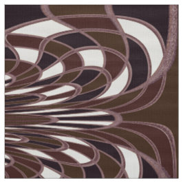 Paddenstoel, Abstract - Heather Spice - Stof