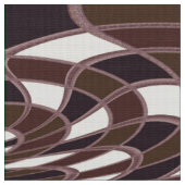 Paddenstoel, Abstract - Heather Spice - Stof (Close Up)