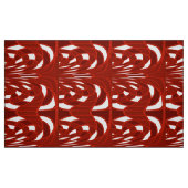 Paddenstoel, Abstract - Kardinaal Rood - Stof (Fat Quarter)