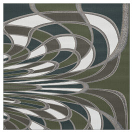 Paddenstoel, Abstract - Moss - Fabric Stof