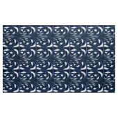 Paddenstoel, Abstract - Navy - Stof (Yard (91,4 cm))