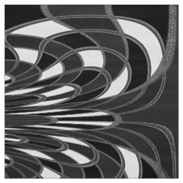 Paddenstoel, Abstract - zwart - verbinding Stof