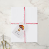 Paddenstoel Als Geschenk Van Persoonlijke Aanleidi Cadeaulabel (Met Touw)