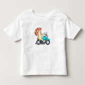 Paddenstoel als motorfiets kinder shirts (Voorkant)