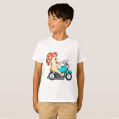Paddenstoel als motorfiets t-shirt (Voorkant volledig)