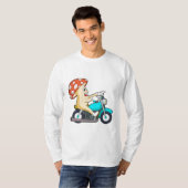 Paddenstoel als motorfiets t-shirt (Voorkant volledig)