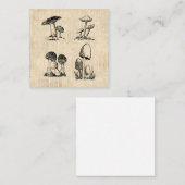  paddenstoel Art Illustratie Notitiekaartje (Voorkant / Achterkant)