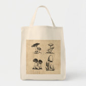  paddenstoel Art Illustratie Tote Bag (Voorkant)