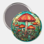 paddenstoel Art Magnet (Voorkant / Achterkant)
