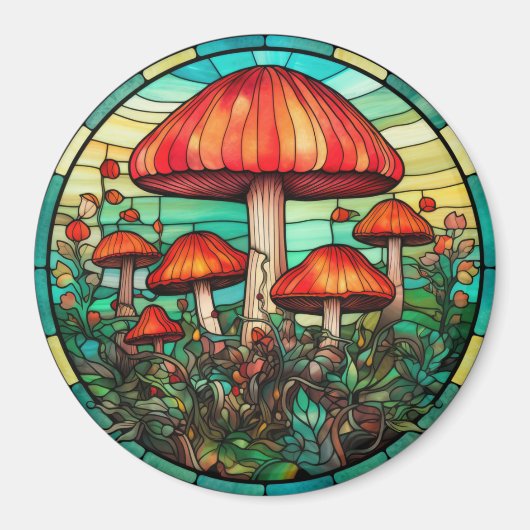 paddenstoel Art Magnet (Voorkant)