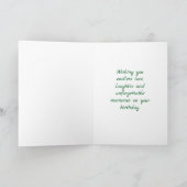 Paddenstoel Artisjtieke Verjaardagskaart (Binnen)