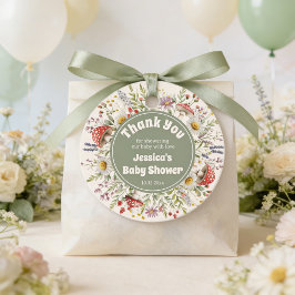 Paddenstoel Baby Shower Bedank Favorietje Bedankjes Labels