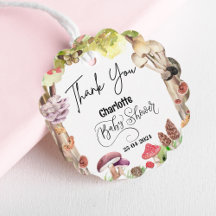 Paddenstoel baby shower bosgebied