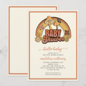 Paddenstoel Baby Shower Uitnodiging (Voorkant / Achterkant)