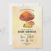 Paddenstoel Baby shower Woodland Baby shower minim Kaart (Voorkant)