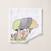 paddenstoel bad handdoek (Wasdoekje)