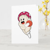 Paddenstoel bij Basketbalsport Kaart (Gele Bloem)