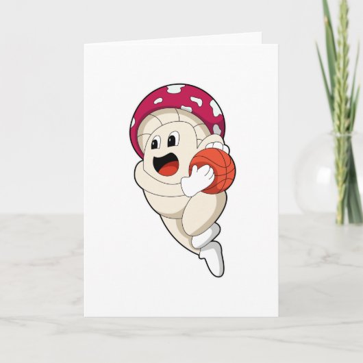 Paddenstoel bij Basketbalsporten Kaart (Voorkant)