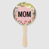 paddenstoel bos Baby shower Game Handwaaier (Voorkant)