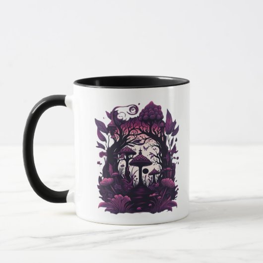 Paddenstoel Bossen Whimsigoth Witchy Screenprint D Mok (Links)