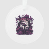 Paddenstoel Bossen Whimsigoth Witchy Screenprint D Ornament (voorkant)