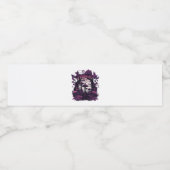 Paddenstoel Bossen Whimsigoth Witchy Screenprint D Waterfles Etiket (Enkel label)