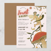 Paddenstoel Bossenfee Kaart (Voorkant / Achterkant)