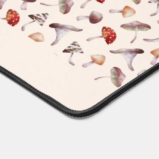 Paddenstoel Botanisch Patroon Bureaumat (Hoek)