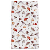 Paddenstoel Botanisch Patroon Klein Cadeauzakje (Achterkant)