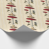 paddenstoel Botanische afdrukken Cadeaupapier (Hoek)