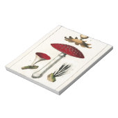  paddenstoel Botanische afdrukken Notitieblok (Linkerzijde)