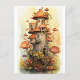 paddenstoel briefkaart