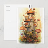 paddenstoel briefkaart (Voorkant / Achterkant)