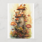 paddenstoel briefkaart (Voorkant)