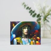 paddenstoel briefkaart (Staand voorkant)