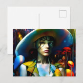 paddenstoel briefkaart (Voorkant / Achterkant)