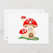 paddenstoel briefkaart (Voorkant / Achterkant)