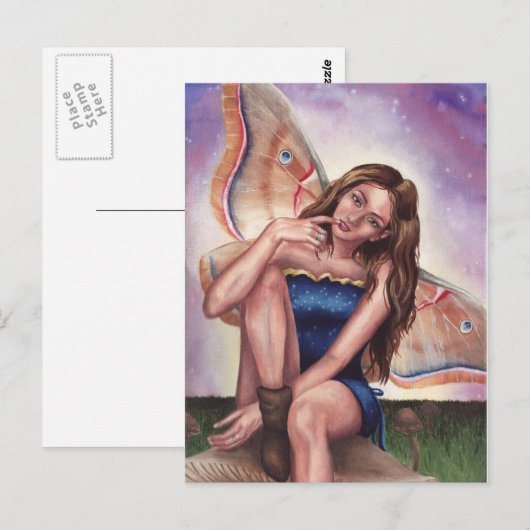 Paddenstoel — Briefkaart (Voorkant / Achterkant)