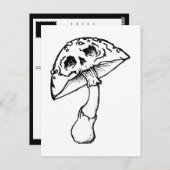 paddenstoel briefkaart (Voorkant / Achterkant)