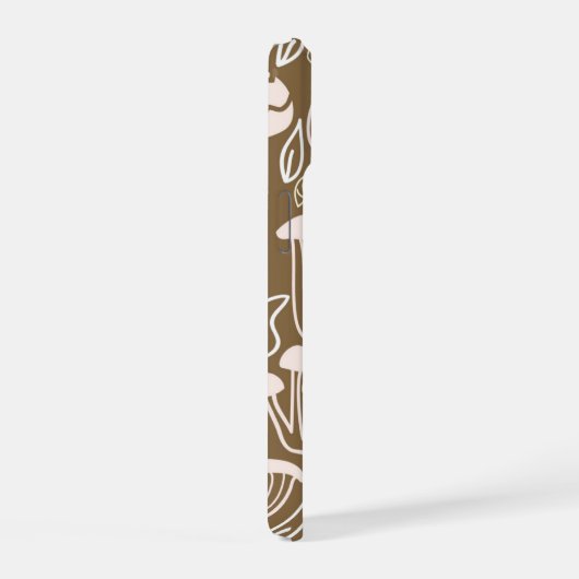 paddenstoel Brown iPhone 15 Case (Rechterkant)