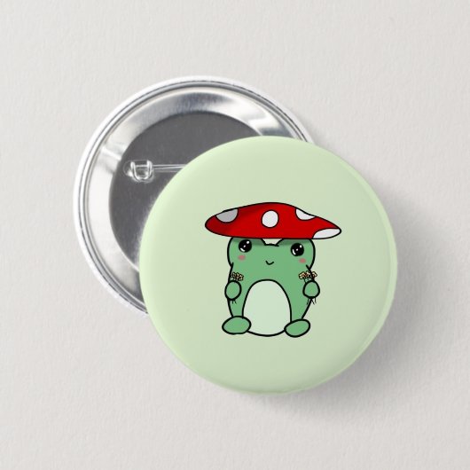 Paddenstoel Button (Voorkant /achterkant)