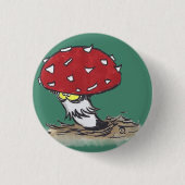 Paddenstoel Button Badge (Voorkant)